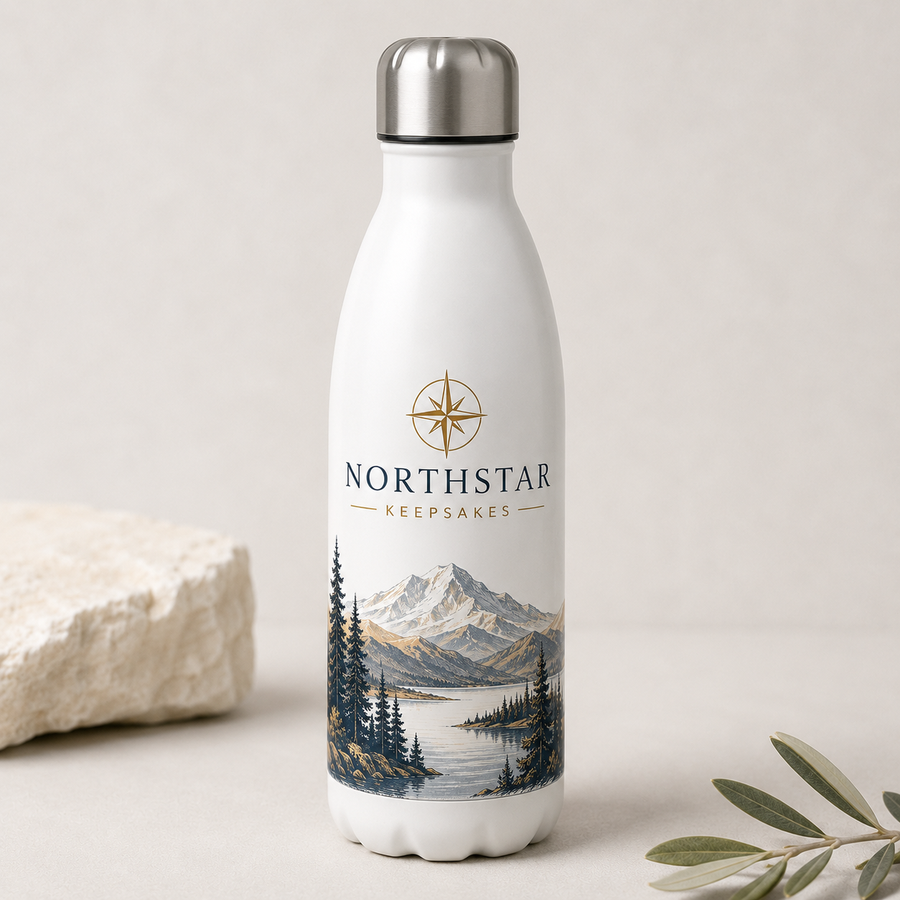 Northstar Keepsakes™ Insulated Scenic Water Bottle